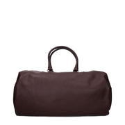Pineider Brown Leather Luggage And Travel
