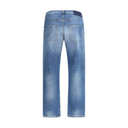 Margiela Blue Cotton Jeans Denim