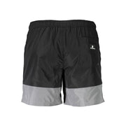 Karl Lagerfeld Black Polyester Men's Swim Trunk