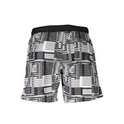 Karl Lagerfeld Nero Polyester Men's Swim Boxer