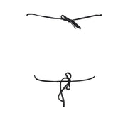 Karl Lagerfeld Black Elastane Swimwear