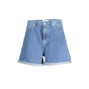 Calvin Klein Blue Cotton Short