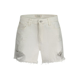Guess Jeans White Cotton Short