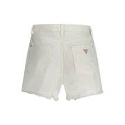 Guess Jeans White Cotton Short