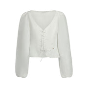 Guess Jeans White Linen Shirt