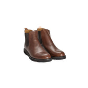 Roberto Pepe Luxury Brown Calfskin Men Boot