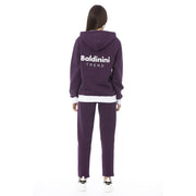Baldinini Trend Purple Cotton Tracksuit