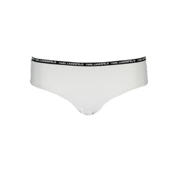 Karl Lagerfeld White Elastane Swimwear