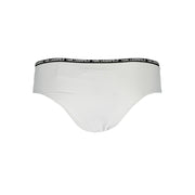 Karl Lagerfeld White Elastane Swimwear
