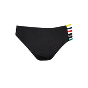 Karl Lagerfeld Black Elastane Swimwear