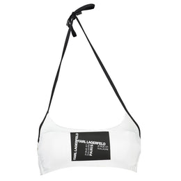 Karl Lagerfeld White Elastane Swimwear