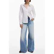 Desigual White Cotton Shirt