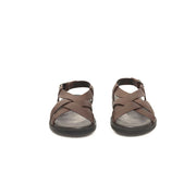 Cerruti 1881 Brown Cowhide Men Sandal