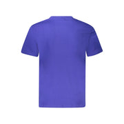 Napapijri Blue Cotton Men T-Shirt