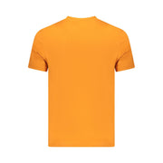 Napapijri Orange Cotton Men T-Shirt