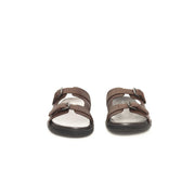 Cerruti 1881 Brown Cowhide Men Sandal