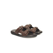 Cerruti 1881 Brown Cowhide Men Sandal