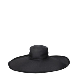 Max Mara Black Paper Sunhat