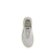 Autry White Leather Athletic Sneakers