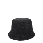 Palm Angels Black Cotton Bucket Hat