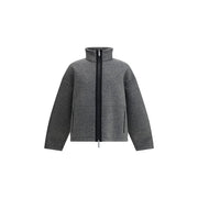 LAMINAR Gray Polyester Full-Length Jacket