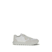 Prada White Recycled Polyamide Athletic Sneakers