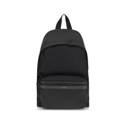Saint Laurent Black Recycled Polyamide Backpack