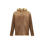 Salvatore Santoro Brown Leather Coat