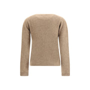 P.A.R.O.S.H. Beige Raccoon Fur Sweatshirt