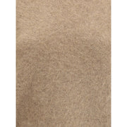 P.A.R.O.S.H. Beige Raccoon Fur Sweatshirt