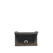 Brunello Cucinelli Black Leather Shoulder Bag