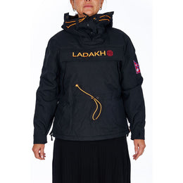 Ladakh Black Polyester Women Jacket