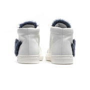 Mr&Mrs Italy White Leather Women Sneaker