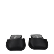 Prada Black Satin Sandals