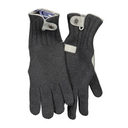 Harmont & Blaine Black Wool Glove