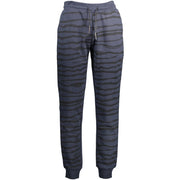 Cavalli Class Blue Cotton Pant