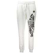 Cavalli Class White Cotton Pant
