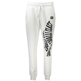 Cavalli Class White Cotton Pant