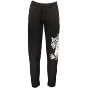 Cavalli Class Black Cotton Pant
