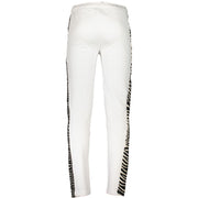 Cavalli Class White Cotton Pant
