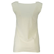 Patrizia Pepe White Elastane Tank Top