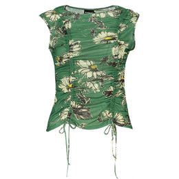 Desigual Green Polyester Tank Top
