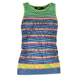 Desigual Green Cotton Tank Top