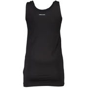 Cavalli Class Black Cotton Tank Top