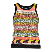 Desigual Black Cotton Tank Top