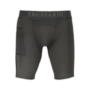 Trussardi Black Polyester Pant