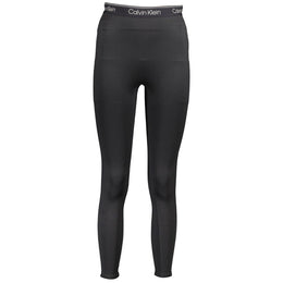 Calvin Klein Black Polyester Pant