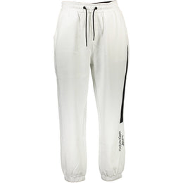 Calvin Klein White Cotton Pant