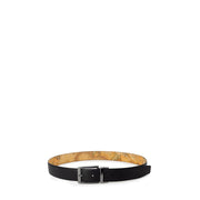 Alviero Martini Prima Classe Black Leather Regular Belt
