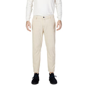 Borghese Beige Nylon Casual Pants